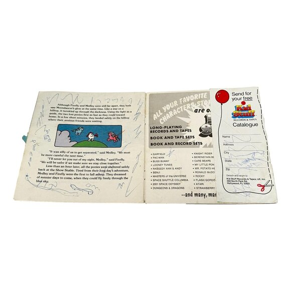 Peter Pan Records Book Set Lot 5 Read and Hear Pony Puff Pigs Pied Piper Vintage - Picture 9 of 16